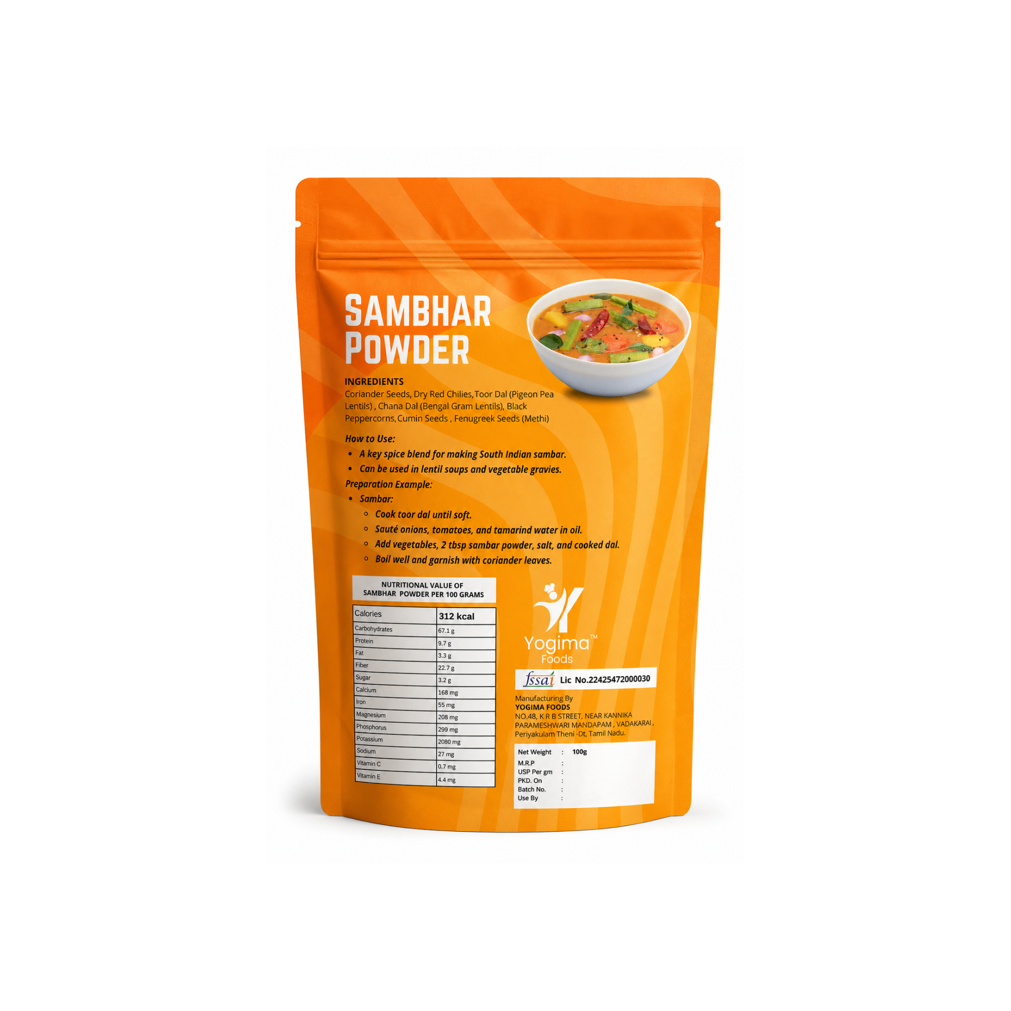 Sambhar Powder-100gm - Image 2