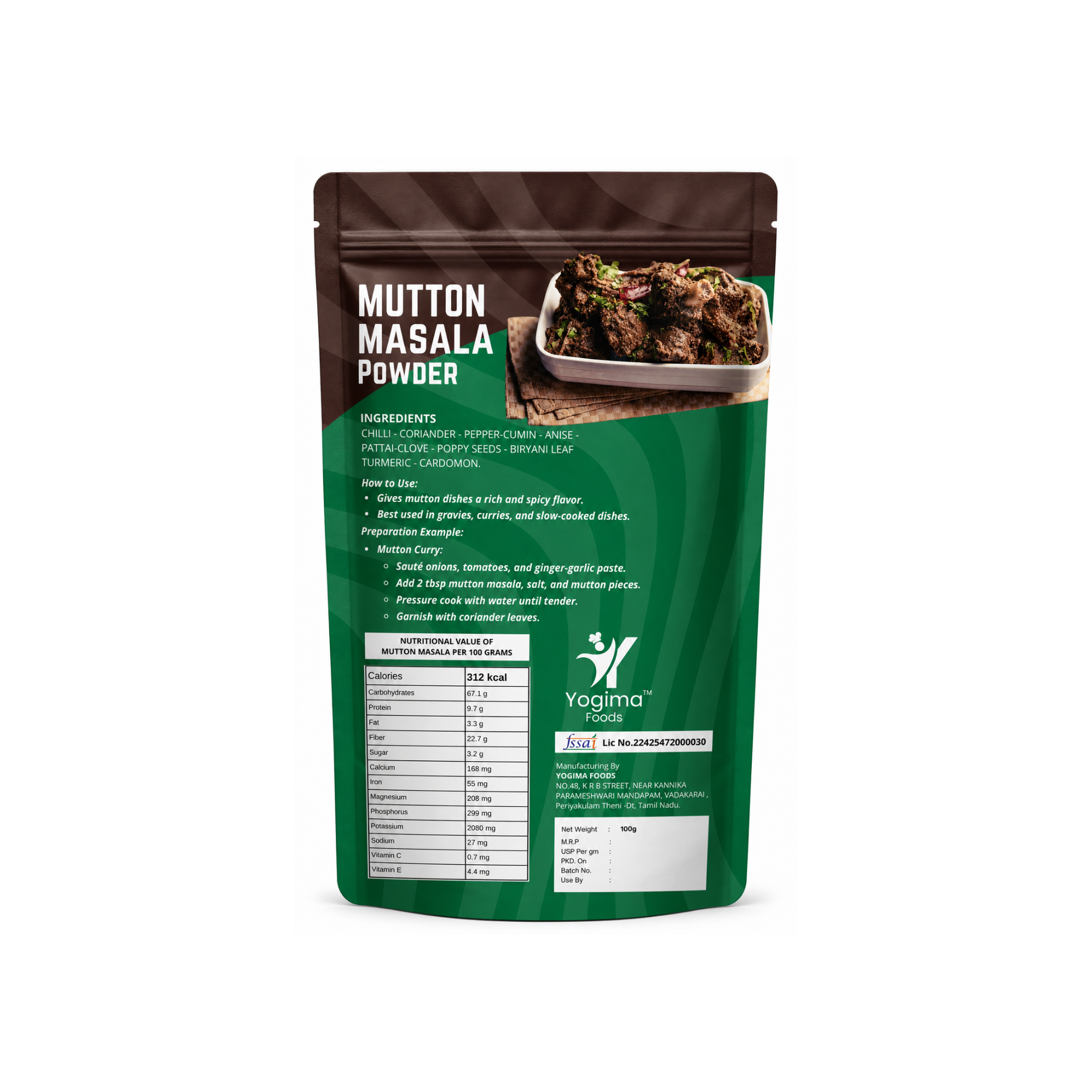 Mutton Masala Powder-100gm - Image 2
