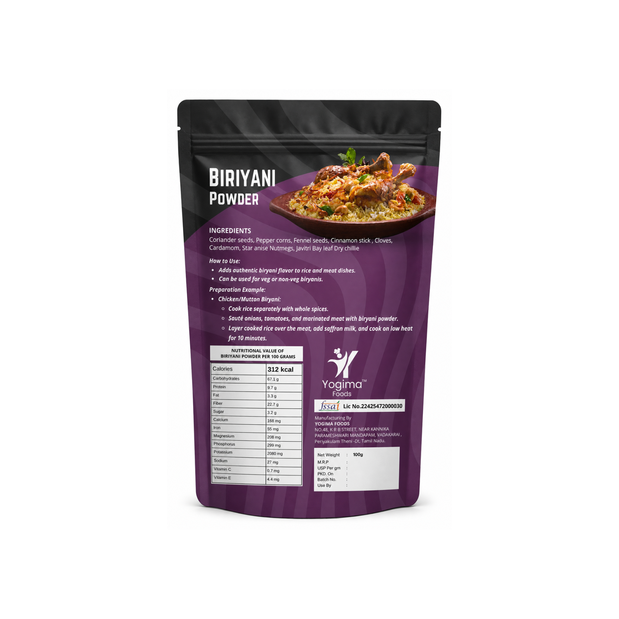 Biriyani Powder-100gm - Image 2